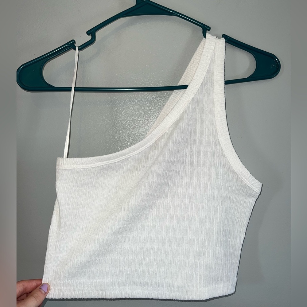 NWOT American Eagle One Shoulder Crop Top